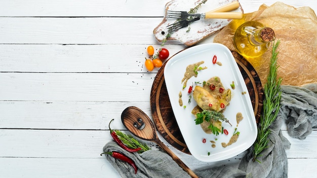 Pyszne danie w stylu domowym